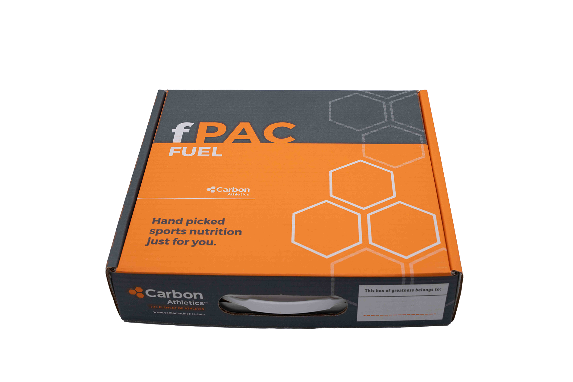 fPAC Fuel package on a white background
